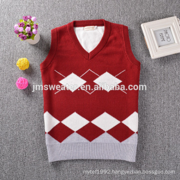 Sweater vest kindergarten boys school preschool uniform